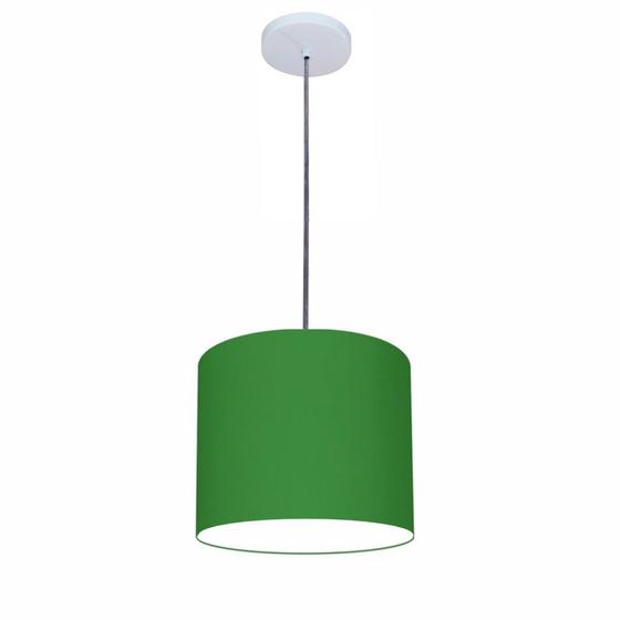 Imagem de Lustre Luminária Pendente Vivare Free Lux PE-4105BR Cúpula em Tecido 20x22cm