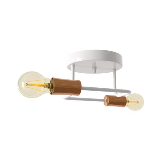 Lustre Luminária Sputnik Aranha 2 Braços Quarto Sala Cozinha - Ilustre Lar