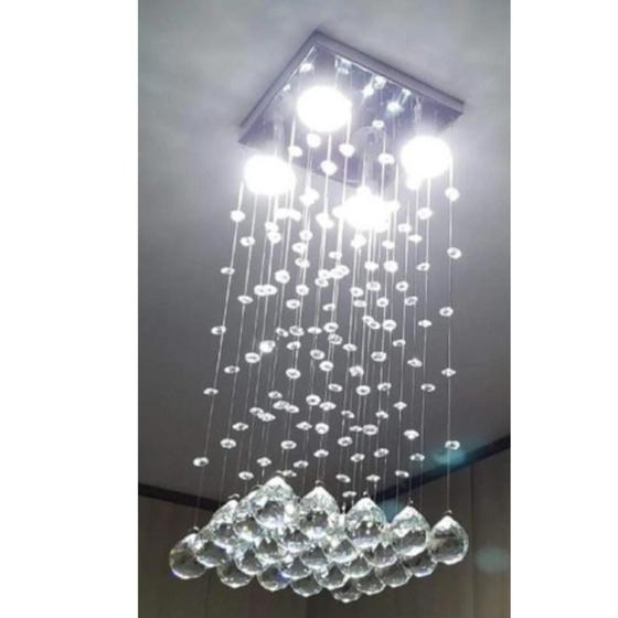 Imagem de Lustre para sala de cristal legítimo k9,vai montado.