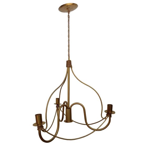 Lustre para Sala de Estar Artesanal de Ferro Rustico 3 Bocais Cecília Menor preço em Lustre para Sala de Estar Artesanal de Ferro Rustico 3 Bocais Cecília