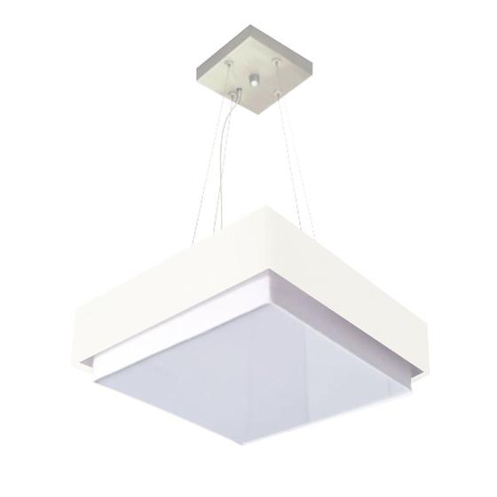 Imagem de Lustre Para Sala de Jantar Vivare Md-4403 Cúpula em Tecido 45x45cm