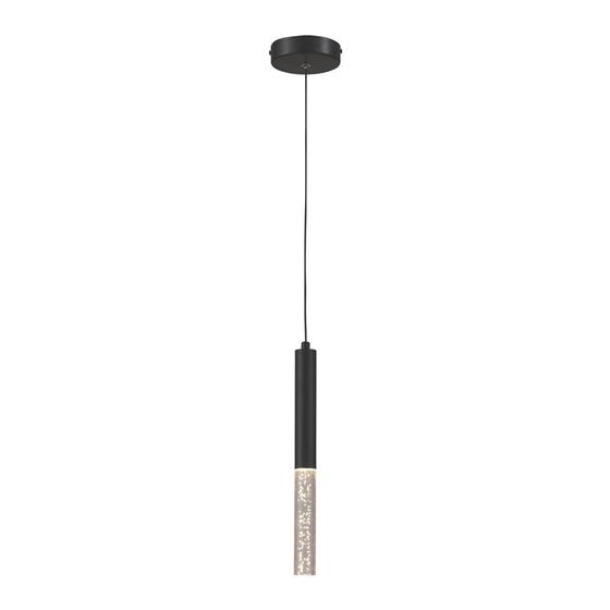 Imagem de Lustre Pendente Astraled Crateris PT-9132 Preto Led Bivolt