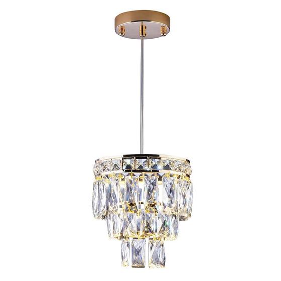 Imagem de Lustre Pendente Cristal Legítimo Mini Florença G9 Startec