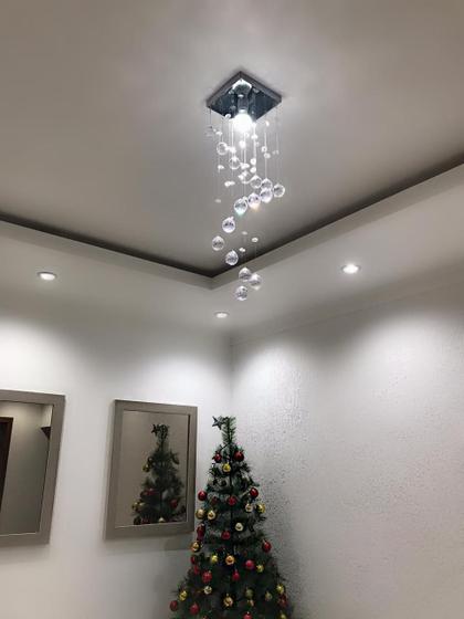 Imagem de Lustre Pendente De Cristal Acrílico Italiano Modelo Caracol Perfeito Para Decorar Sala Cabeceira Hall Escritório