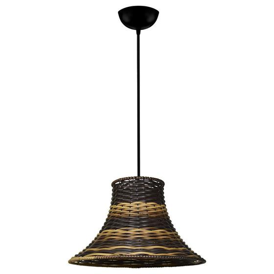 Imagem de Lustre Pendente de Junco - Modelo Chapéu Chines - Modelo Cappucino