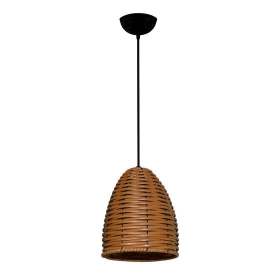 Lustre Pendente De Junco Modelo Sino - Cor Areia - Ideal Para Chacara / Sitio Menor preço em Lustre Pendente De Junco Modelo Sino - Cor Areia - Ideal Para Chacara / Sitio