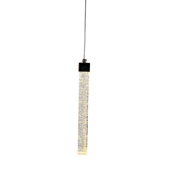 Imagem de Lustre Pendente Empire Tricolor Led Quadrado Rose Gold