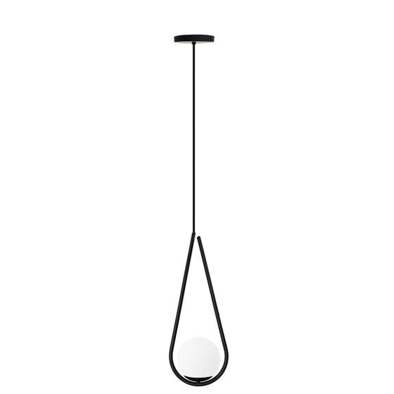 Lustre pendente gota globo 15 jabuticaba preto fosco bf fl Menor preço em Lustre pendente gota globo 15 jabuticaba preto fosco bf fl