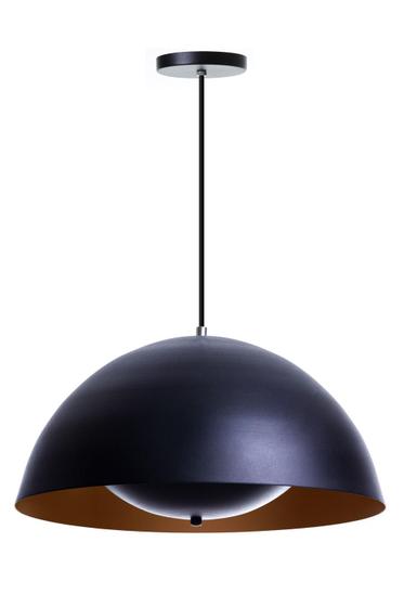 Imagem de Lustre Pendente Interno Meia Lua Luz Indireta 40cm Gourmet