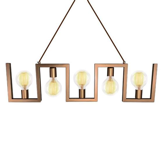 Imagem de Lustre Pendente Lumix LN1014 Cobre E27 Bivolt
