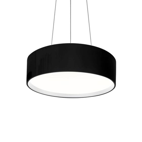 Imagem de Lustre Pendente Newline Circle Sn10155 E27 Bivolt Preto / Branco