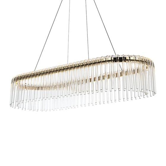 Imagem de Lustre Pendente Nordecor Gouli On 2893 Ouro Brilho Led Bivolt