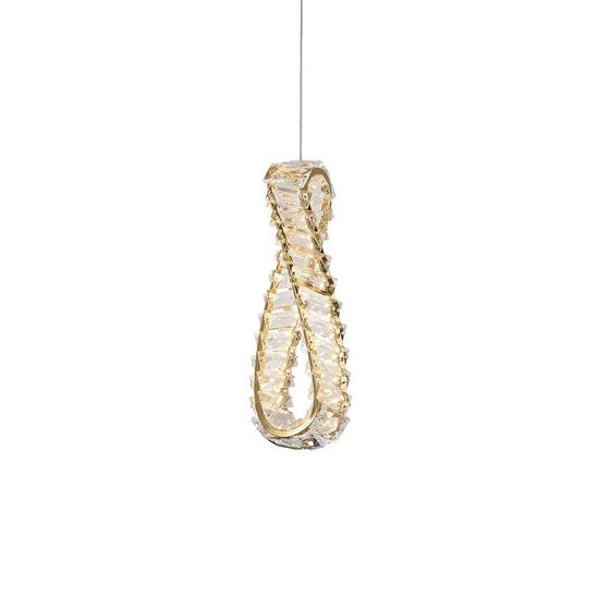 Imagem de Lustre Pendente Nordecor Lezie In 2740 Ouro Brilho Led Bivolt