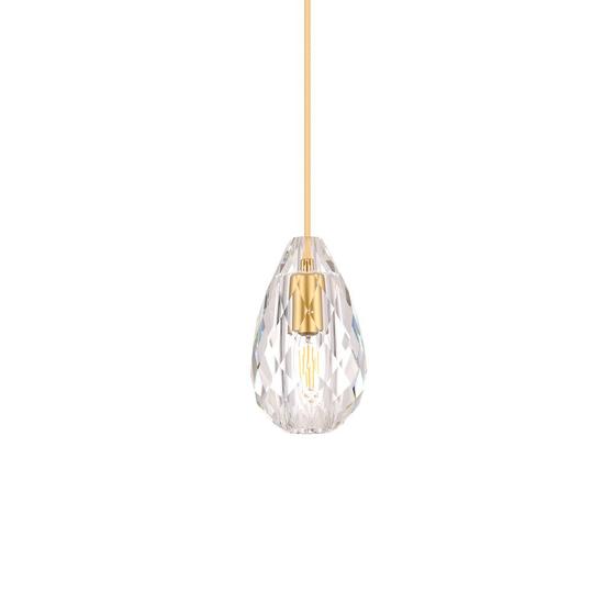 Imagem de Lustre Pendente Nordecor Nitt 2587 Ouro Fosco E14 Bivolt
