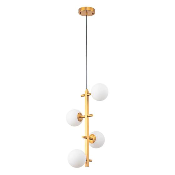 Imagem de Lustre Pendente Nordecor Romai Desa 2274 Dourado G9 Bivolt 