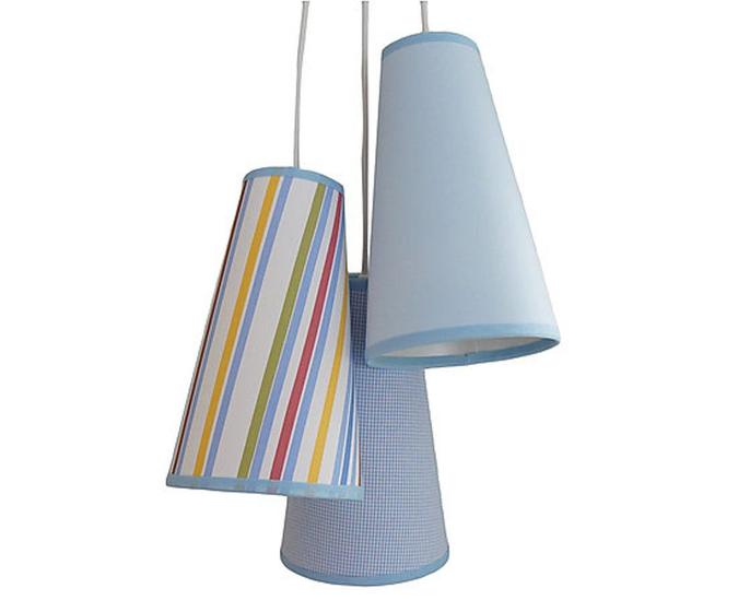 Lustre Pendente Quarto Bebê Crie Casa Listras e ul Imagem de Lustre Pendente Quarto Bebê Crie Casa Listras e ul