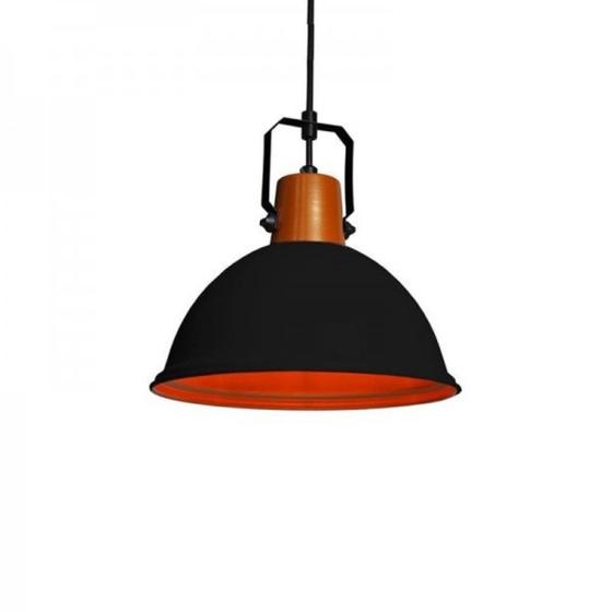 Imagem de Lustre Pendente Taschibra Factory P Preto E27 Bivolt