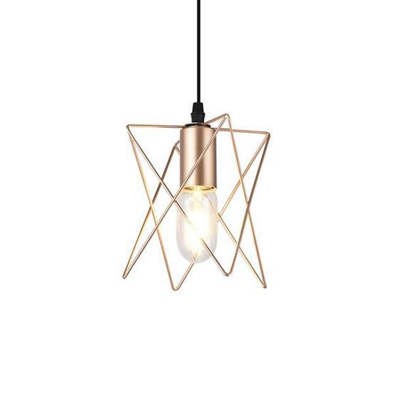 Imagem de Lustre Pendente Taschibra Treliça Cobre E27 Bivolt