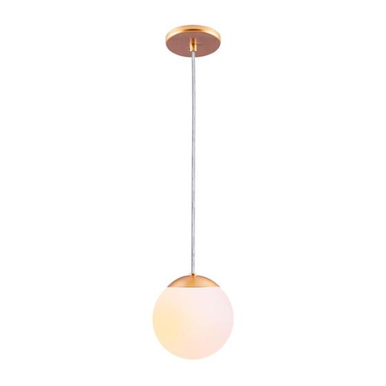 Imagem de Lustre Pendente Vidro Globo Jabuticaba Balcão Cozinha Quarto Sala Chelsea1 Lâmpada E27 Bivolt