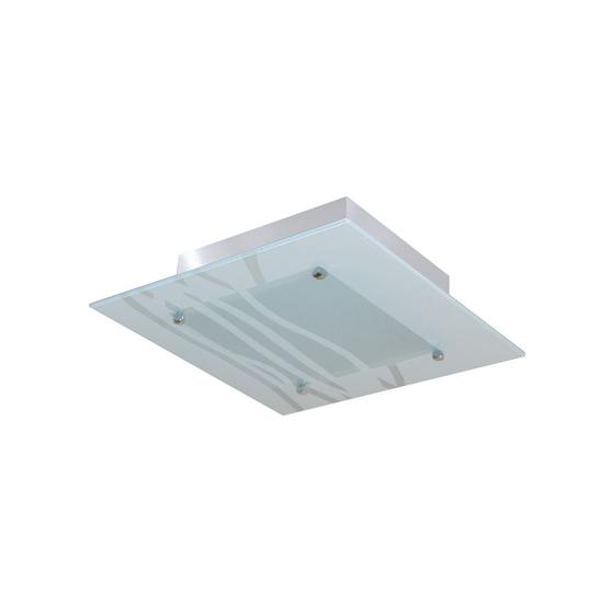 Lustre Plafon de Sobrepor de vidro para 02 lâmpadas 30cm Ideal para Sala, Quarto, Cozinha, Banheiro 110v/220v Ondas Brancas Menor preço em Lustre Plafon de Sobrepor de vidro para 02 lâmpadas 30cm Ideal para Sala, Quarto, Cozinha, Banheiro 110v/220v Ondas Brancas