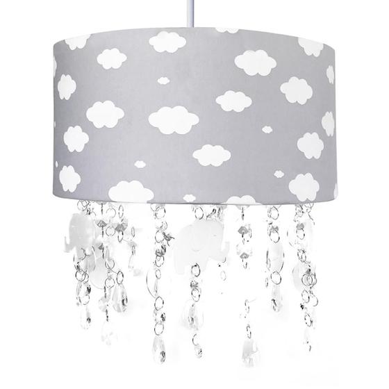 Lustre Tubular Cristais Nuvem Elefante Quarto Bebê Infantil Menino Menina Menor preço em Lustre Tubular Cristais Nuvem Elefante Quarto Bebê Infantil Menino Menina