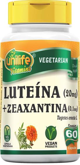 Imagem de Luteina e Zeaxantina 400mg 60 Caps Unilife Visão Saudável