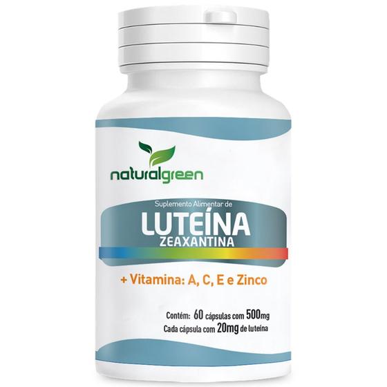 Imagem de Luteína + Zeaxantina + vitaminas  60 Capsulas Natural Green