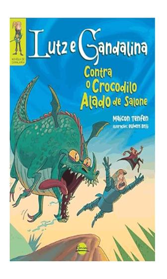 Imagem de Lutz e gandalina contra o crocodilo alado de salone