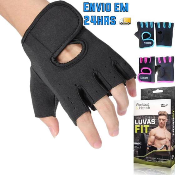 Luva Academia Esporte Treino Musculação Exercicios Neoprene Menor preço em Luva Academia Esporte Treino Musculação Exercicios Neoprene