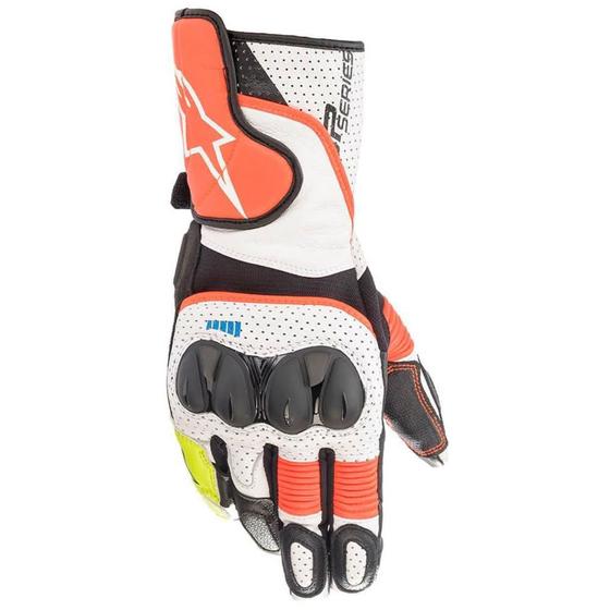 Imagem de Luva Alpinestars SP-2 V3 Branco/Vermelho