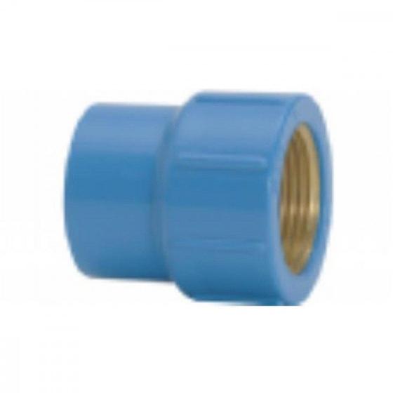 Imagem de Luva Azul Amanco Reducao Liso/Rosca 25Mm X 1/2"  10415/11751 - Kit C/24