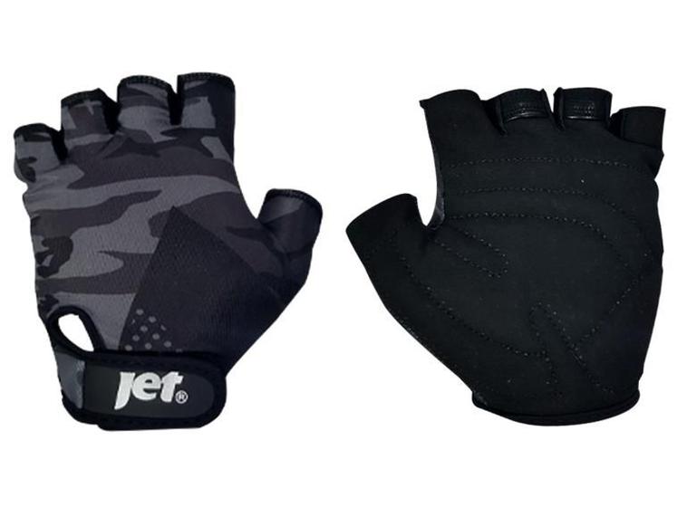Imagem de Luva Bike Ciclismo MTB Speed Jet Camo Camuflada Meio Dedo Bicicleta Esporte