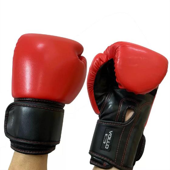 Imagem de Luva Boxe Vollo Training Red Tam 10 Oz