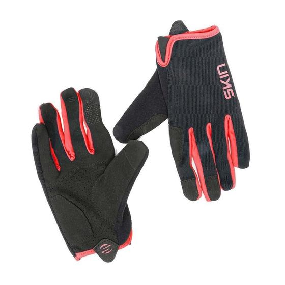 Imagem de Luva Ciclismo Dedo Longo Skin Sport Flat-Vermelho-G