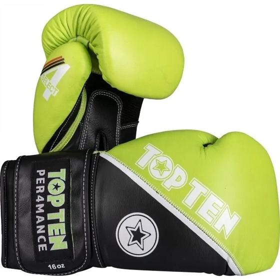 Imagem de Luva de boxe "4select leather" 100% em couro - top ten