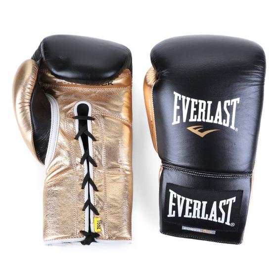 Imagem de Luva de Boxe/ Muay Thai Everlast Powerlock Amarração 16 Oz