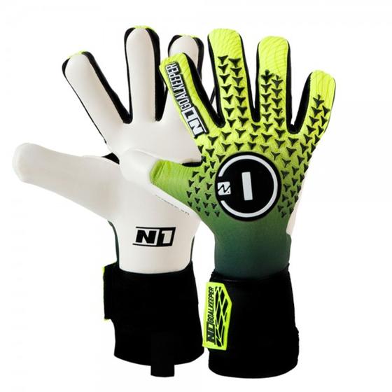 Imagem de LUVA DE GOLEIRO PROFISSIONAL N1 SCORPIUS NEON+ Meia