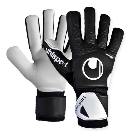 Imagem de Luva de Goleiro Uhlsport Ultrasoft Preto+Branco