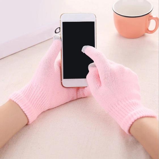 Imagem de Luva de lã Touch Screen Grossa Inverno