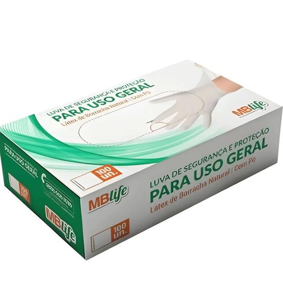 Imagem de Luva de Látex com Pó G c/100 - MB Life
