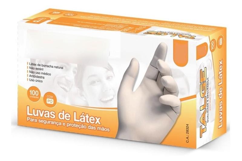Imagem de Luva De Latex Com Pó Talge 100 un