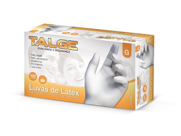 Imagem de Luva de Latex G talcada Talge cartucho com 100 un