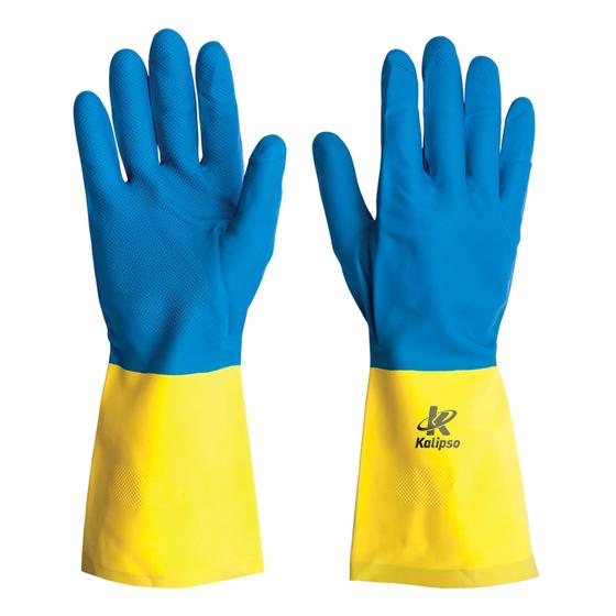Luva de Látex Neoprene Produtos Químicos Kalipso - Luvas Descartáveis ...