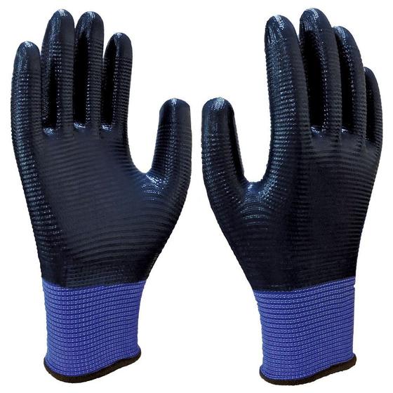 Imagem de Luva de Malha com Banho Nitrílico (Nitrilon Azul) SS 1002L - Super Safety