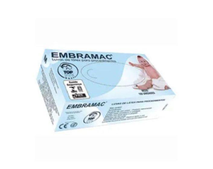Imagem de Luva de procedimento látex p caixa com 100 und  - embramac - Embramac/Free Bac