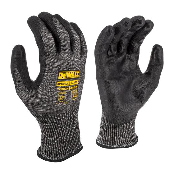 Imagem de Luva DEWALT DPG860 - Nível de Proteção A5 contra Cortes - Compatível com Touchscreen