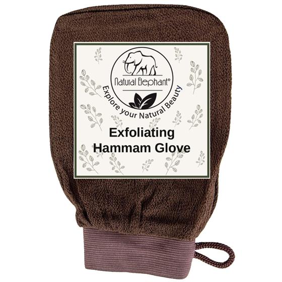 Imagem de Luva esfoliante Hammam Natural Elephant Chocolate Brown