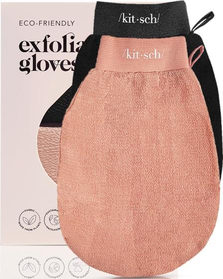 Imagem de Luva Esfoliante Kitsch Deep - 2 Peças - Esfoliação Corporal Ecológica