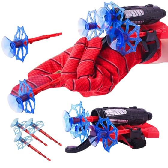 Luva Homem Aranha Lança Dardos Infantil Brinquedo Spider Man Menor preço em Luva Homem Aranha Lança Dardos Infantil Brinquedo Spider Man