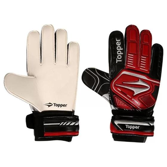 Luva infantil goleiro topper strike junior ii campo vermelha Menor preço em Luva infantil goleiro topper strike junior ii campo vermelha
